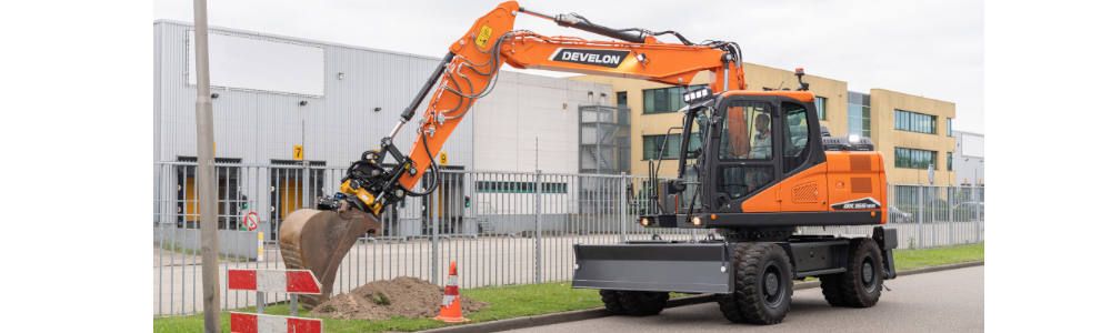 Excavadoras de ruedas de Develon