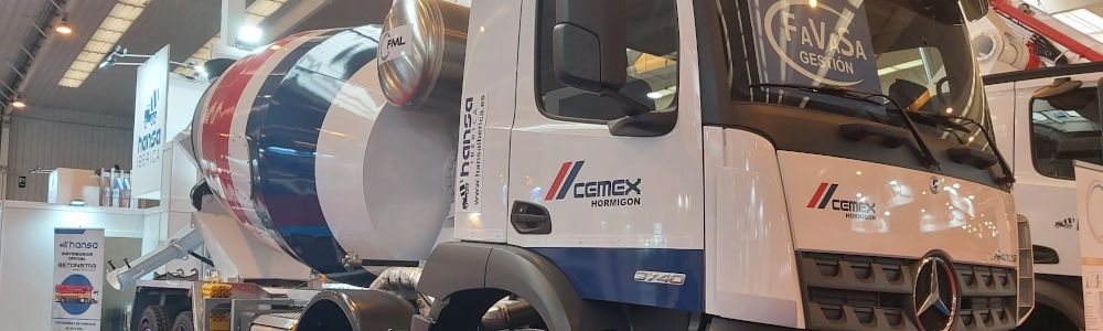 Hormigonera Hansa en Stand Smopyc