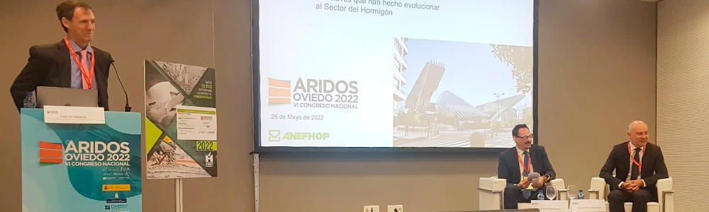 Presencia de Anefhop en el VI Congreso Nacional de Áridos