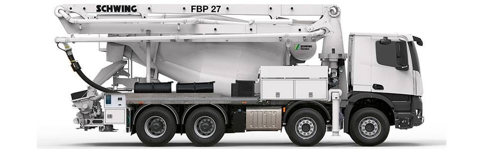 Autohormigonera con bomba FBNP 27 de Schwing-Steeter