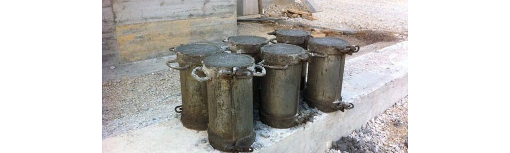 Probetas de hormigón