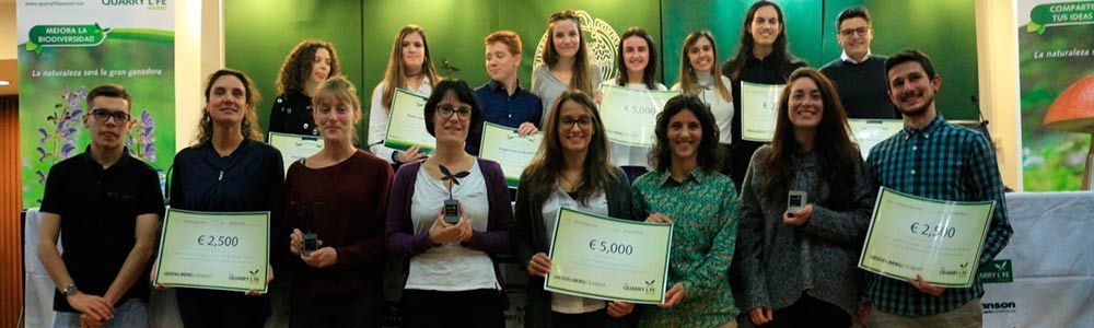 HeidelbergCement Hispania entrega los premios “The Quarry Life Award 2018”: proyectos para promover la biodiversidad en las canteras