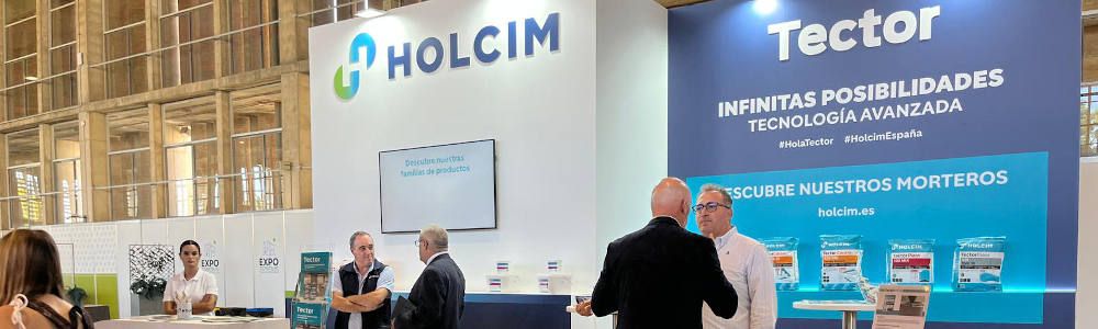 Holcim ha elegido ExpoConstruye para presentar un avance de sus nuevas soluciones en morteros técnicos y morteros para impresión en 3D