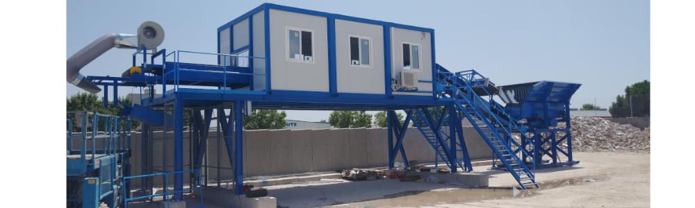 Cabina de Triaje de Planta de Valorización de Residuos de la Construcción y Demolición de Tecymacan