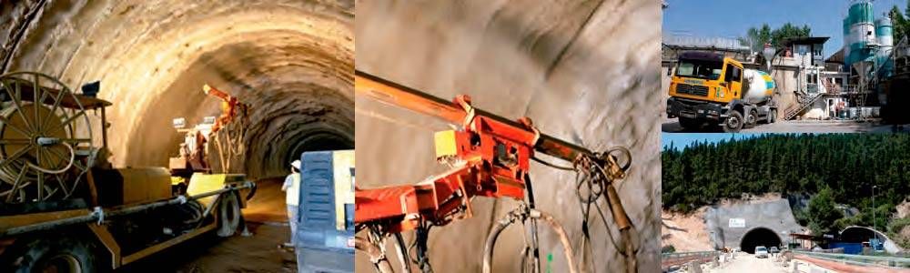 Aditivos y acelerantes libres de álcalis de Mapei para el hormigón de sostenimiento en el Túnel de Les Fosses