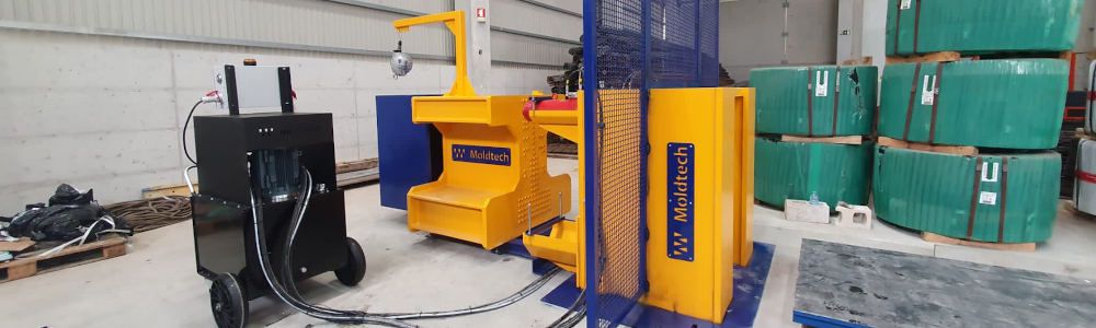 Moldtech ha instalado y suministrado un conjunto de cabezales con capacidad para 600 Tn, destinado a la fabricación de elementos pretensados.