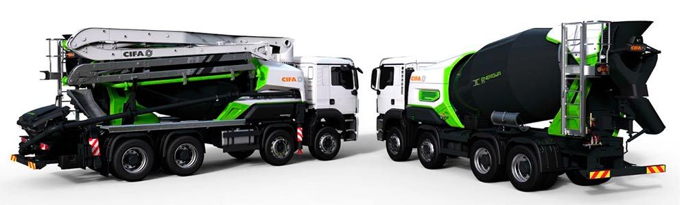 CIFA amplía su gama eco-friendly Energya con un camión hormigonera con bomba modelo Magnum MK28E