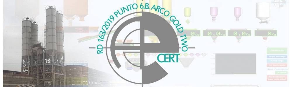 Arco Gold Two cumple con el RD 163/2019