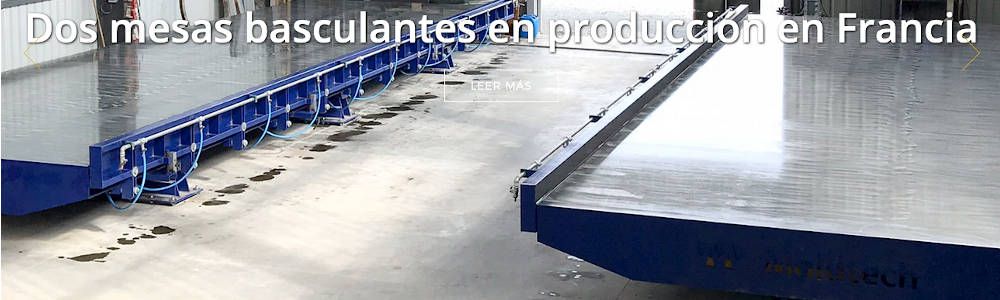 Moldtech instala Mesas Basculantes en fábrica de prefabricados de hormigón en Francia